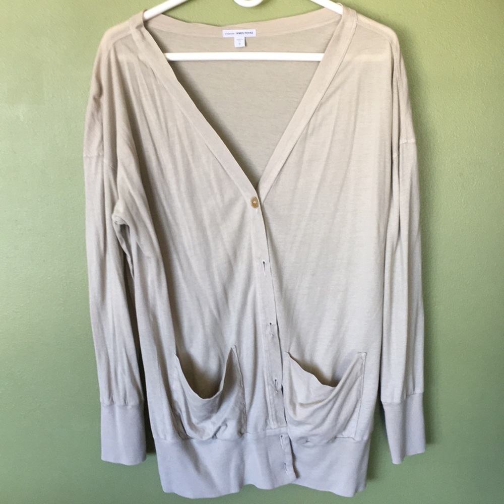 PRICE DROP!!!! Lightweight cardigan tanish color